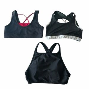 Bundle of 3 girls AVIA sports bras